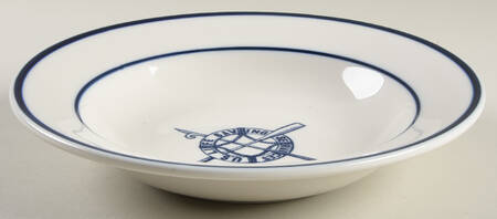 Navy Blue Collection Large Rim Soup Bowl
