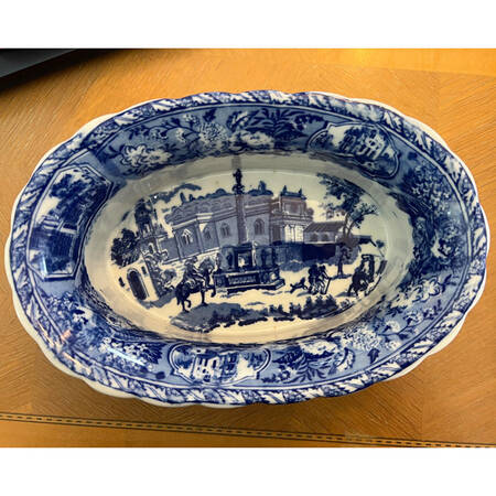 CX919 9" Oval Handled Bowl