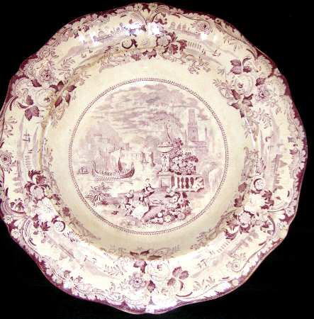 Grecian Scenery Purple by England