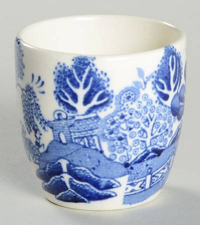 Willow (Blue, No Marks) Toothpick Holder