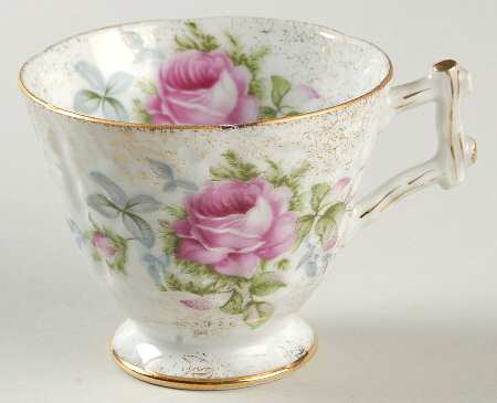 Dresden Rose Footed Cup