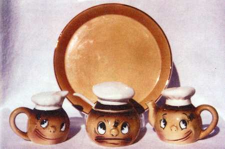 Oh My a Fly (6 Pc) Condiment Set (Mustard W/Spoon,Sap,&Tray)