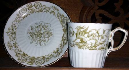 Griffin Flat Cup & Saucer Set
