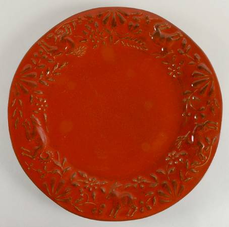 UME3 Red 14" Chop Plate (Round Platter)
