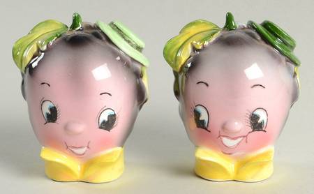 Fruit Faces Salt & Pepper Set