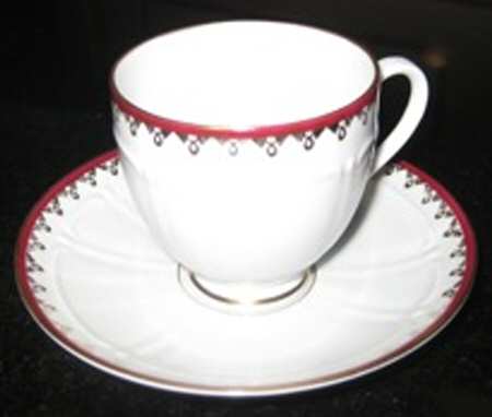 UPS4 Footed Cup & Saucer Set