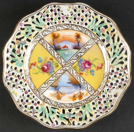SAD131 Pierced Edge Salad Plate