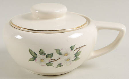 HAR79 GOLD TRIM Sugar Bowl & Lid