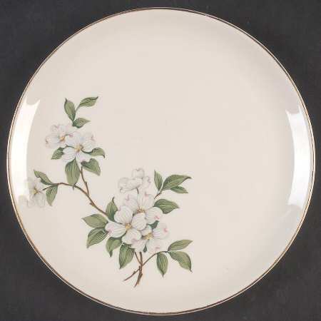 HAR79 GOLD TRIM Salad Plate by Harker