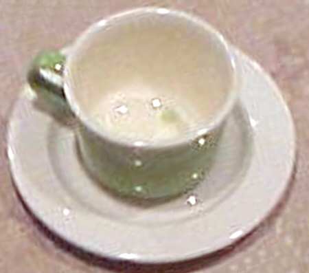 USA89 Flat Cup & Saucer Set
