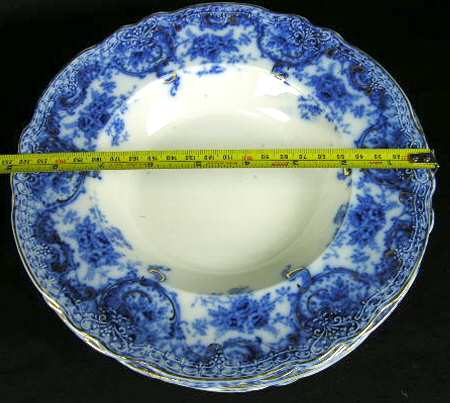 Accacia Flow Blue Large Rim Soup Bowl