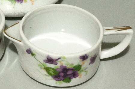 Sweet Violets Stacking Mini Creamer