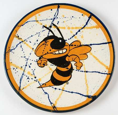 Georgia Tech 14" Chop Plate (Round Platter)