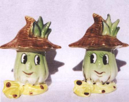 Veggie People Figural Salt & Pepper Set