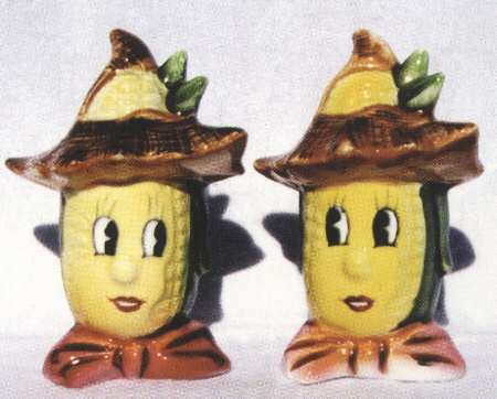 Veggie People Figural Salt and Pepper