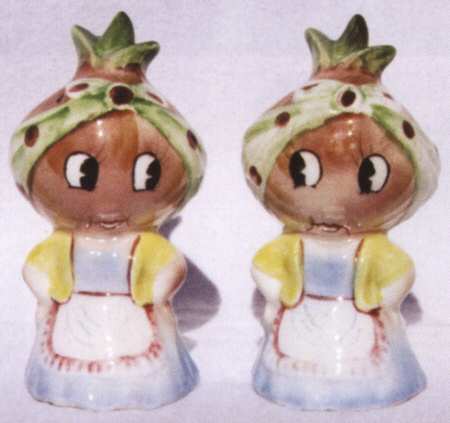 Veggie People Figural Salt & Pepper Set