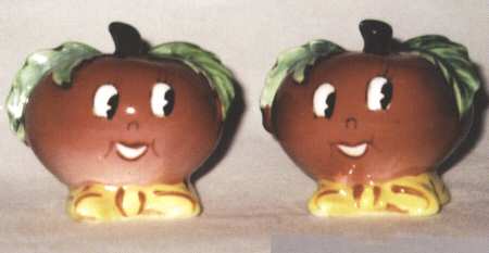 Veggie People Figural Salt & Pepper Set