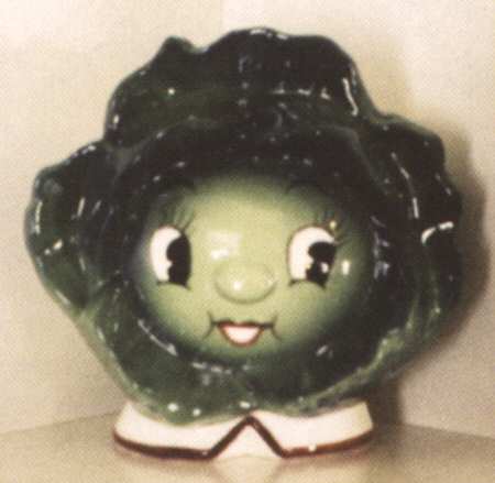 Veggie People Cabbage Head Planter