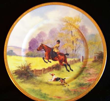 English Hunts Dinner Plate