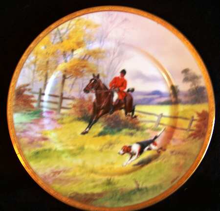 English Hunts Dinner Plate