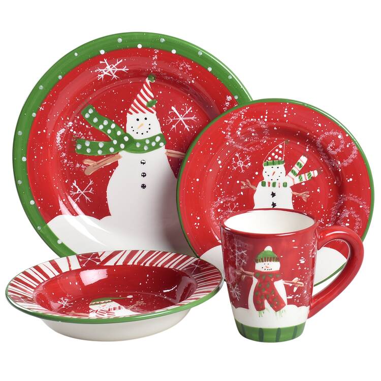 Debbie Mumm Holiday 4 Piece Place Setting