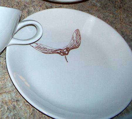 Autumn Leaf Salad Plate