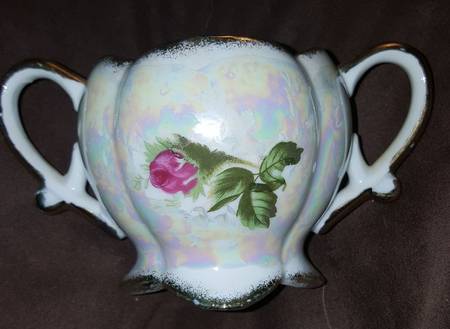 Moss Rose Sugar Bowl No Lid