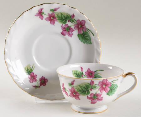 UCA101 Footed Cup & Saucer Set