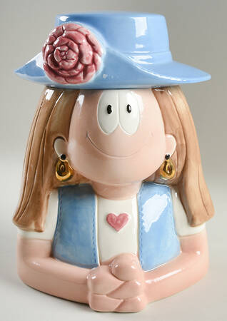 Cookie Jars Figural Cookie Jar & Lid
