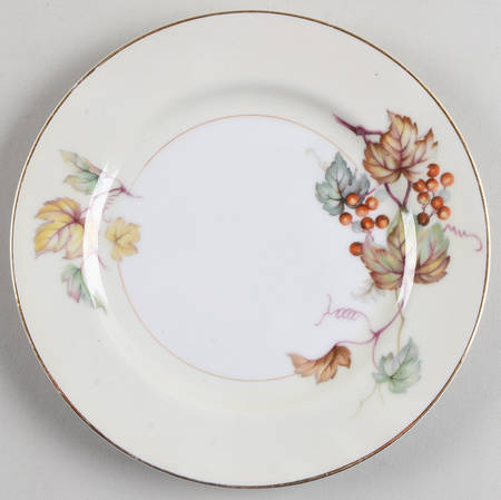 Autumn Bread & Butter Plate