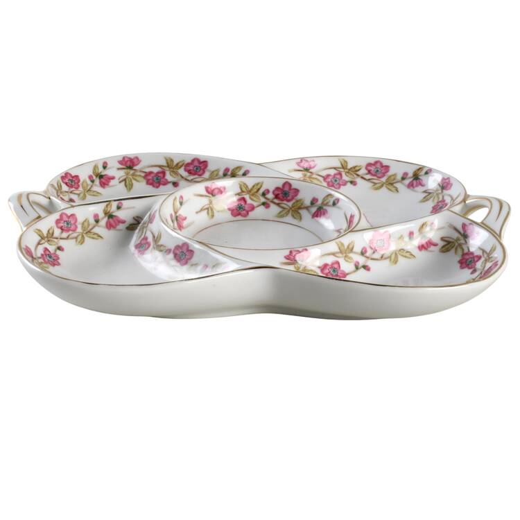 Briar Rose 5-Part Relish No Center Lid