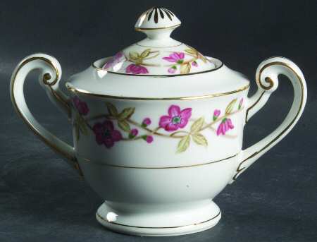 Briar Rose Sugar Bowl & Lid