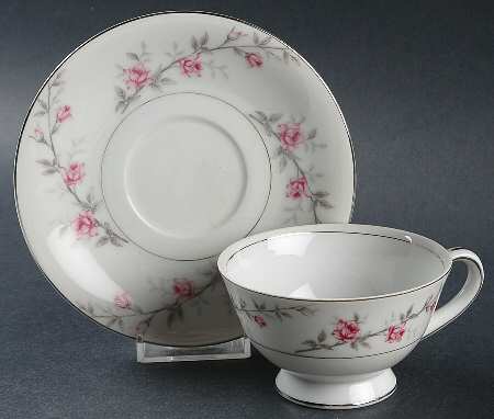 Debonaire Footed Cup & Saucer Set