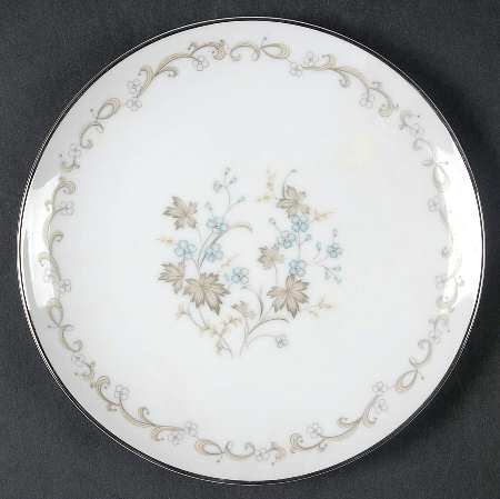 Forget Me Not Bread & Butter Plate