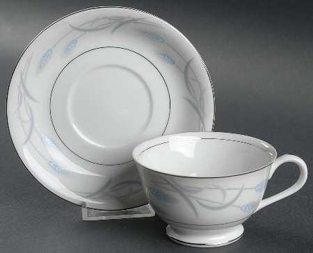 Royal Wheat Footed Cup & Saucer Set