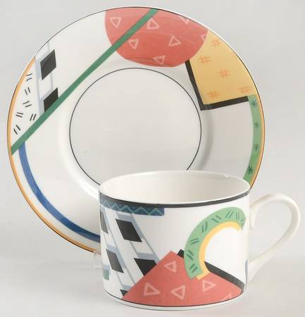 Elements Flat Cup & Saucer Set
