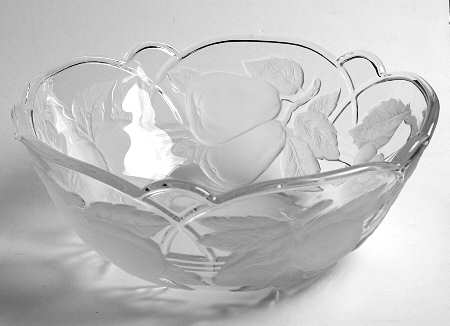Forbidden Fruit Glassware Serving Bowl