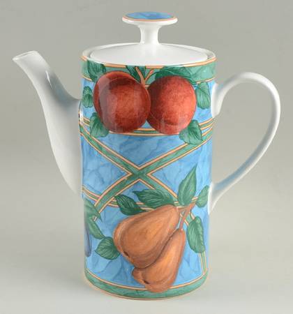 Forbidden Fruit Coffee Pot & Lid by Victoria & Beale