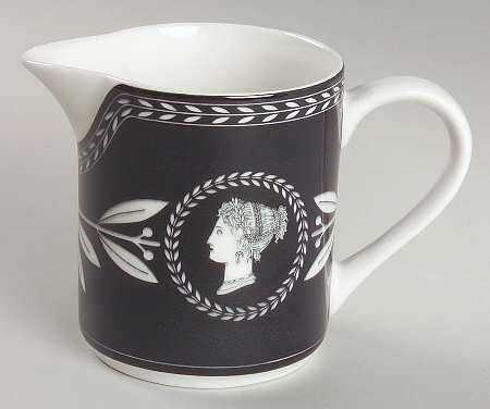 Olympia Black Creamer