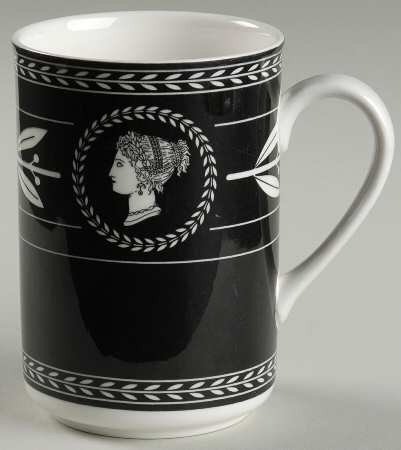 Olympia Black Mug
