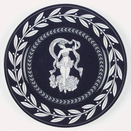Olympia Black Salad Plate