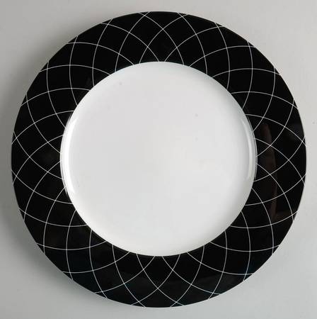 Symphony Black 12" Chop Plate (Round Platter)