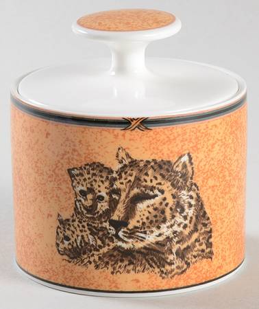 Wild Kingdom Sugar Bowl & Lid by Victoria & Beale