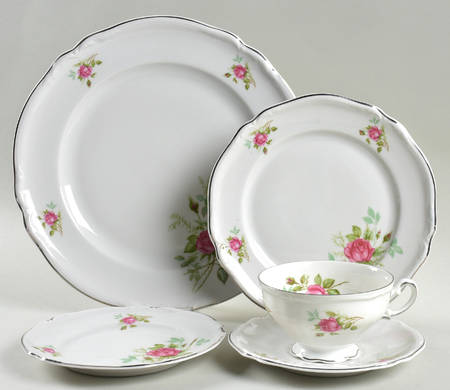 Provincial Rose (Germany) 5 Piece Place Setting