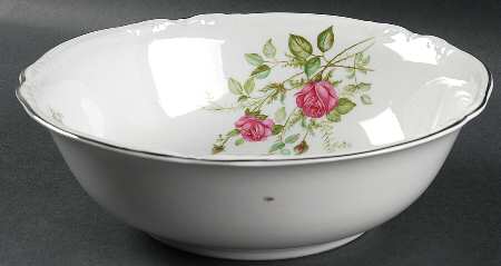 Provincial Rose (Germany) 9" Round Vegetable Bowl