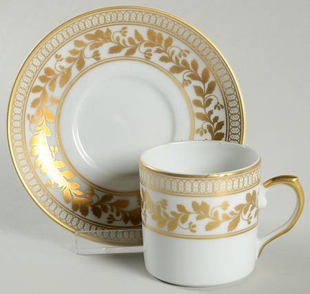 Anna Flat Demitasse Cup & Saucer Set