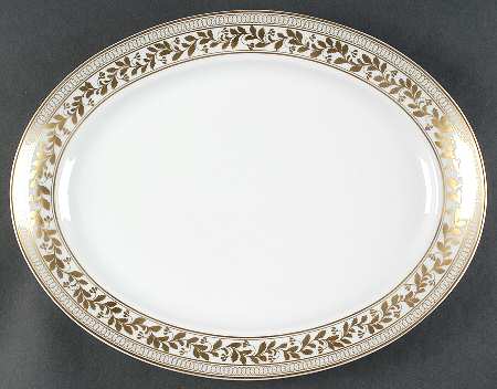 Anna 13" Oval Serving Platter