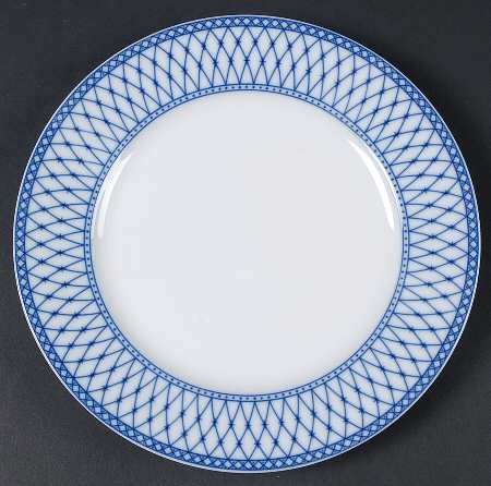 Balustrade Blue Salad Plate