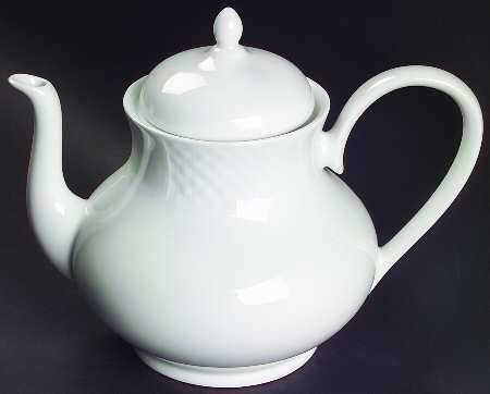 Basket Weave Teapot & Lid