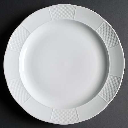 Basket Weave 13" Chop Plate (Round Platter)